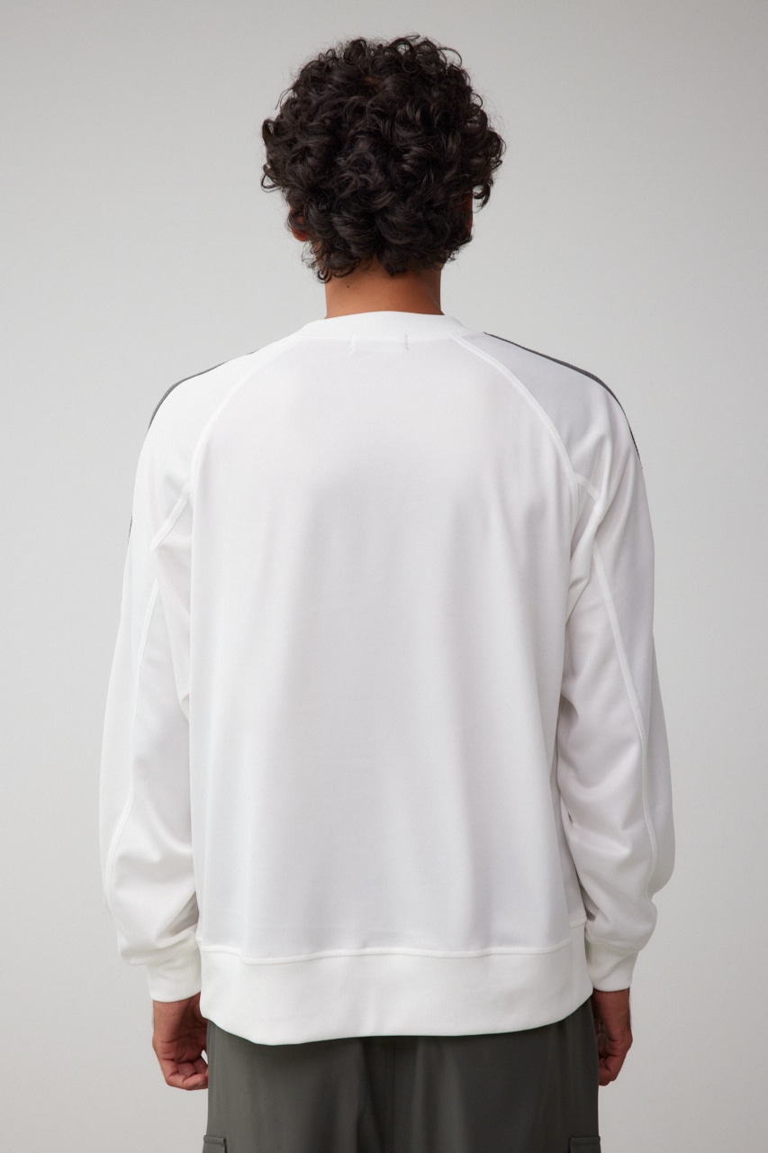 ラインジャージートップス WHT FREE