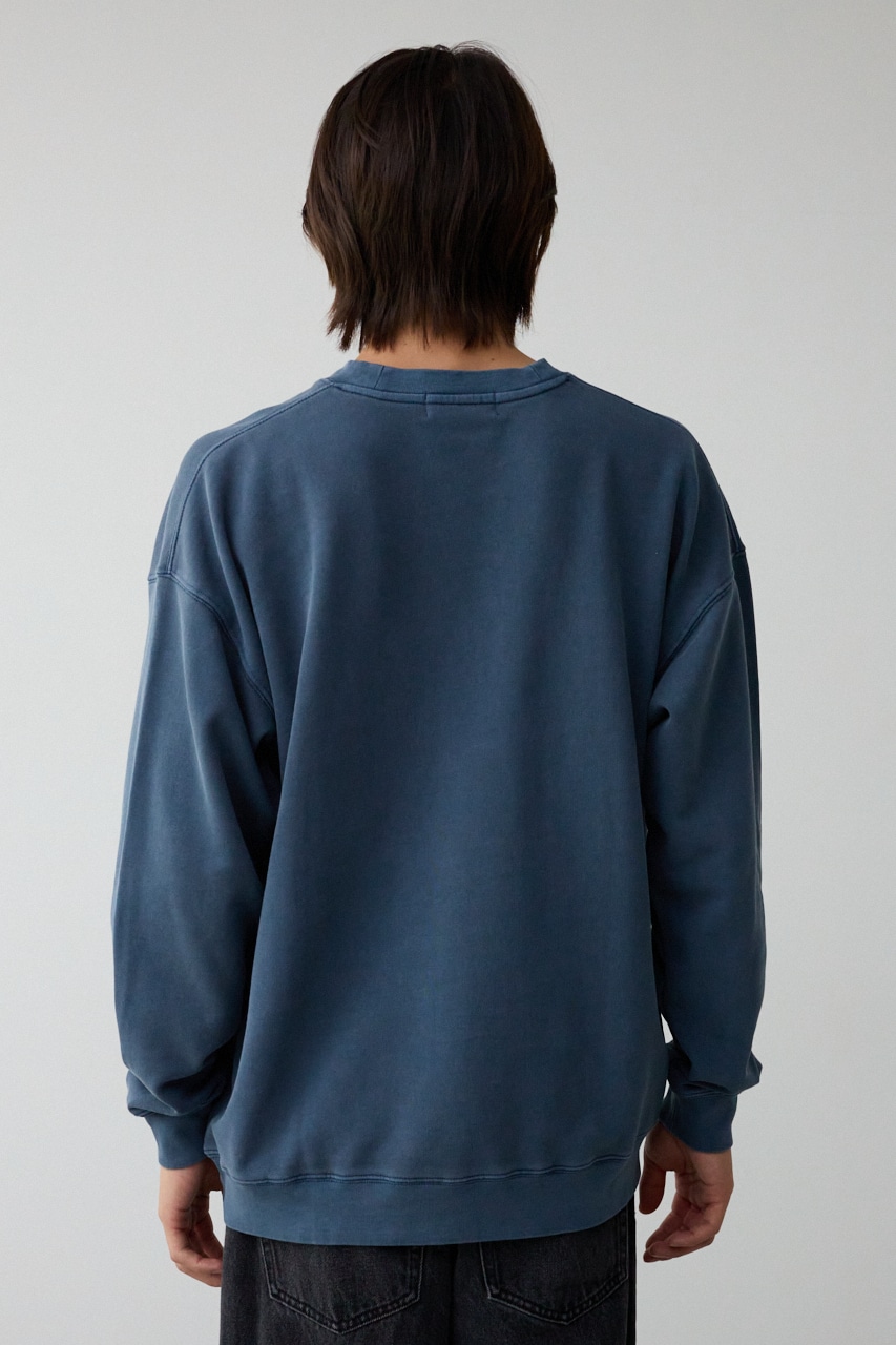 ピグメントクルーネックスウェット L/NVY M