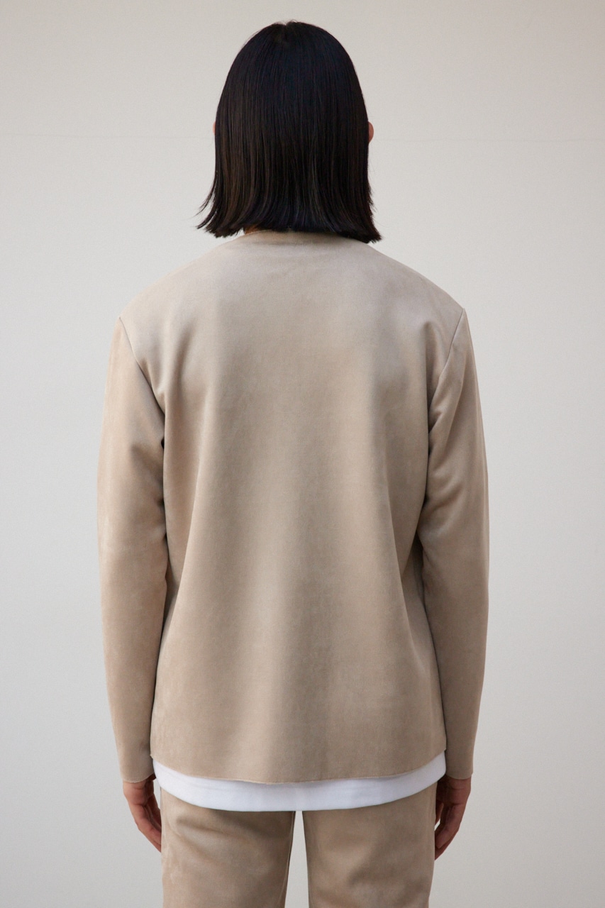 プリマベーラフェイクスウェードトッパー BEG M