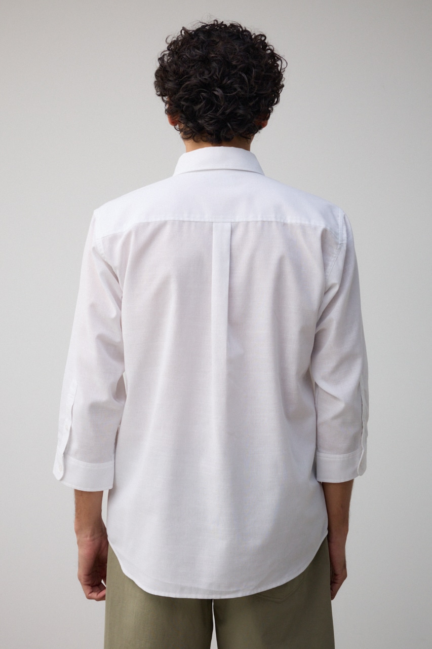 テックリネン7分袖シャツ WHT M