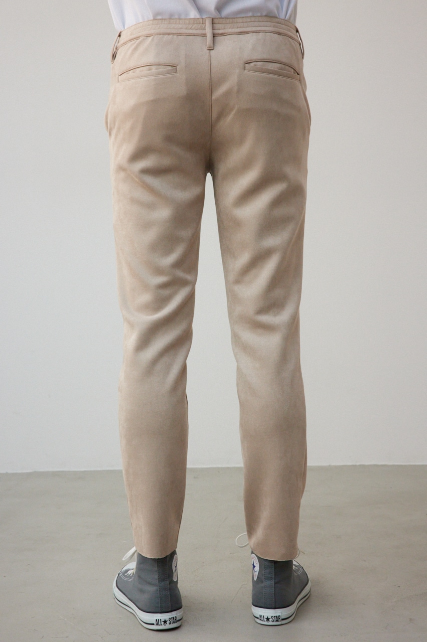 プリマベーラフェイクスウェードパンツ BEG L