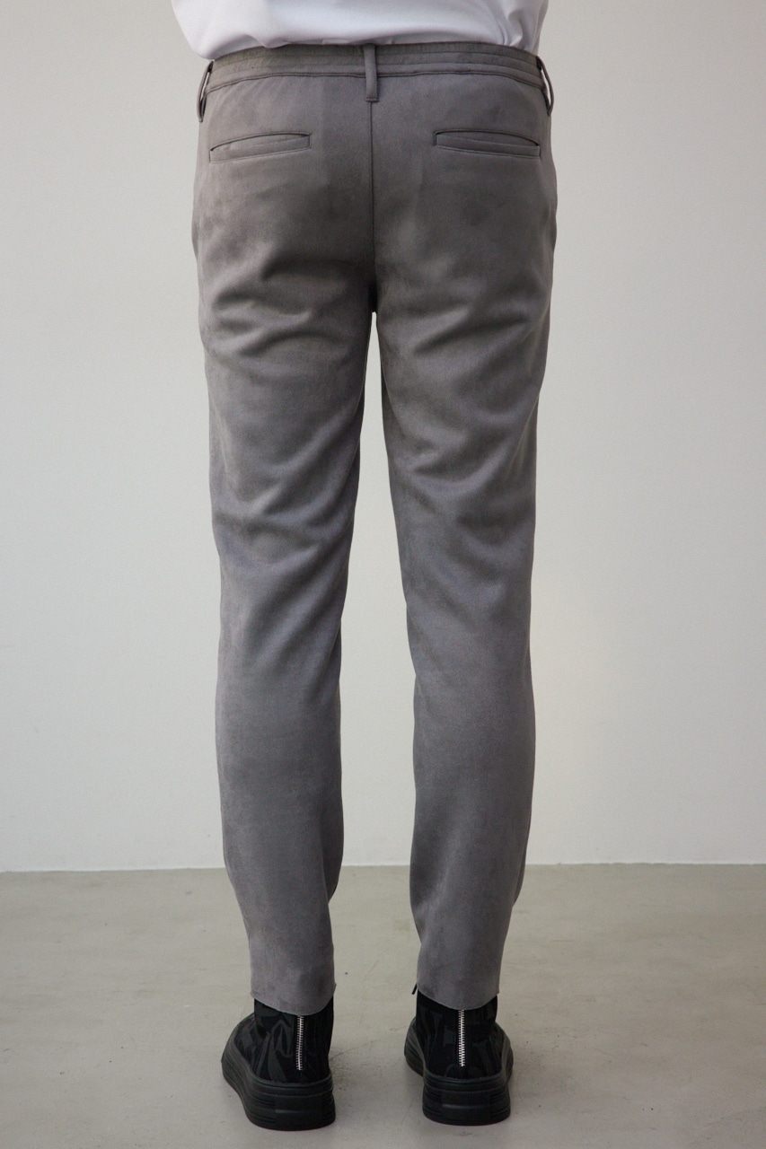プリマベーラフェイクスウェードパンツ GRY M