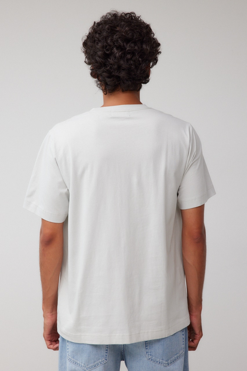 フロントロゴベーシックプリントTEE GRY M