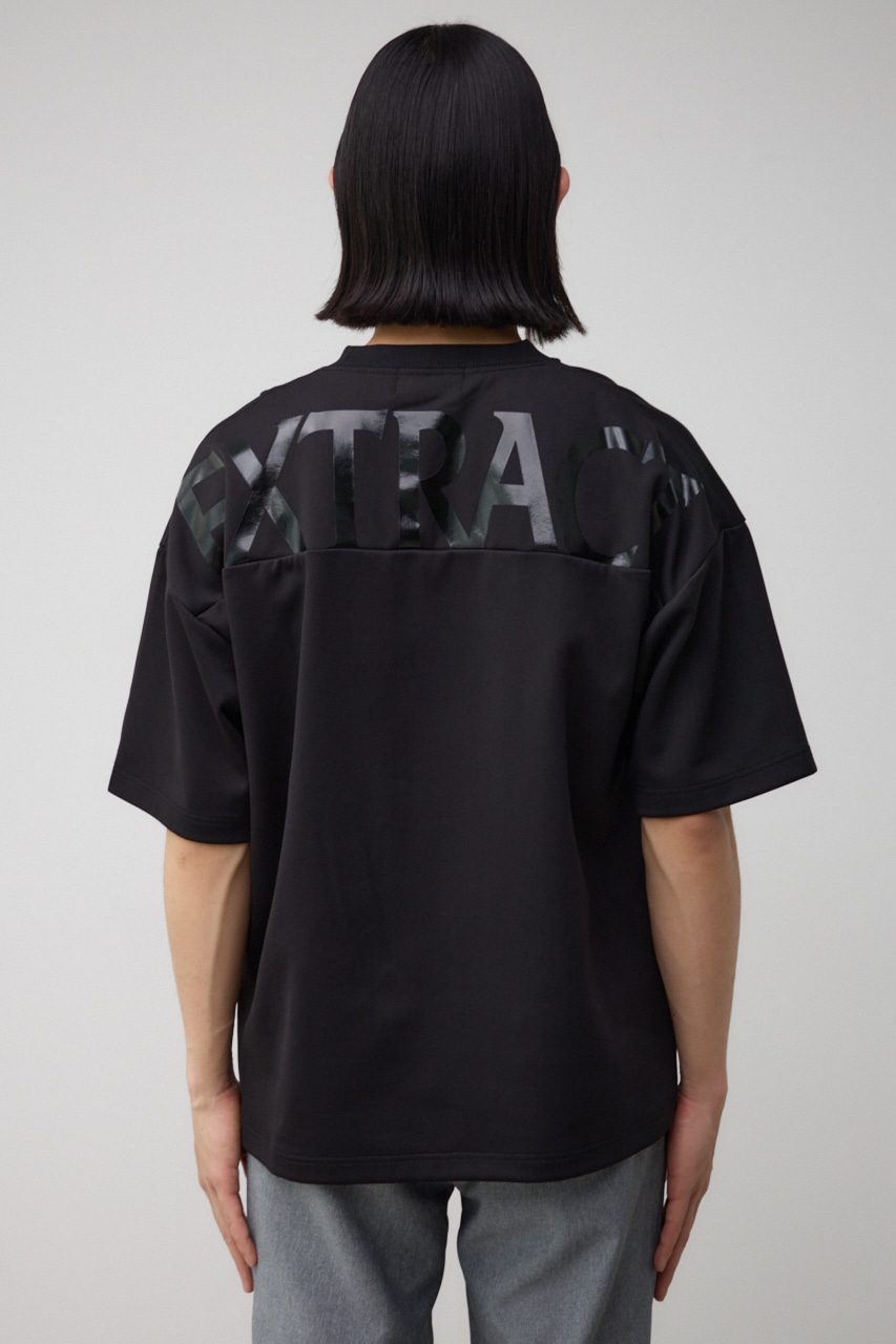 ロゴスウィッチングビッグTシャツ BLK FREE