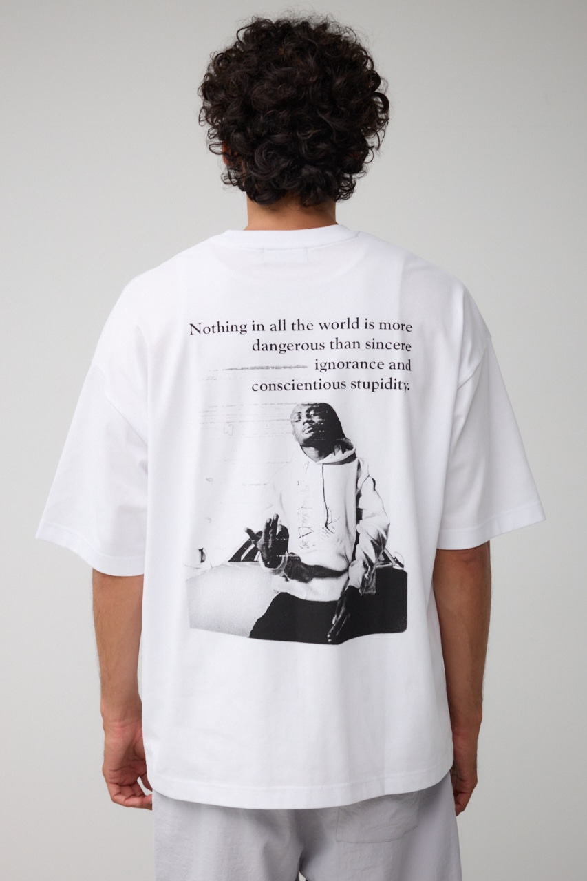 ツーフィンガーフォトTEE WHT FREE