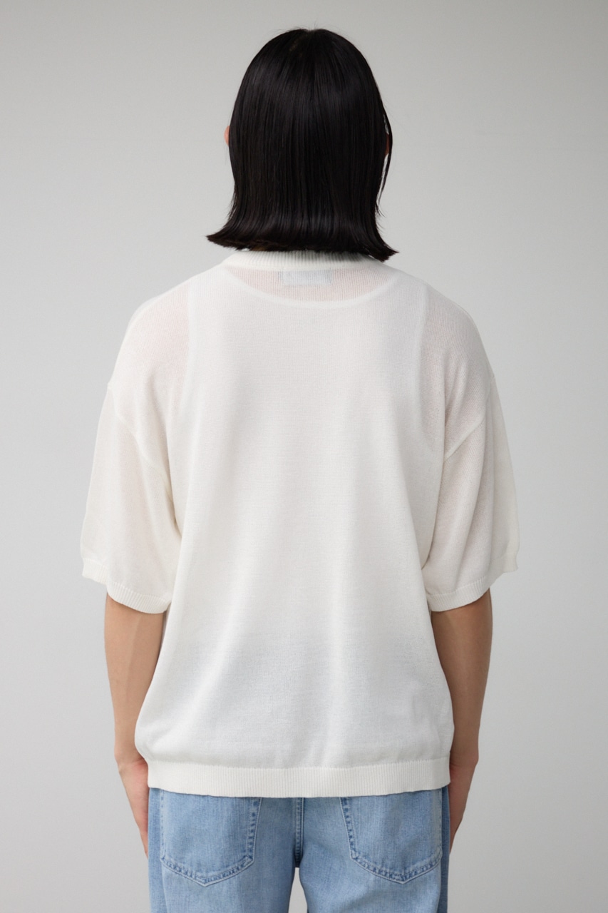 Couragcousプリント半袖ニット IVOY FREE