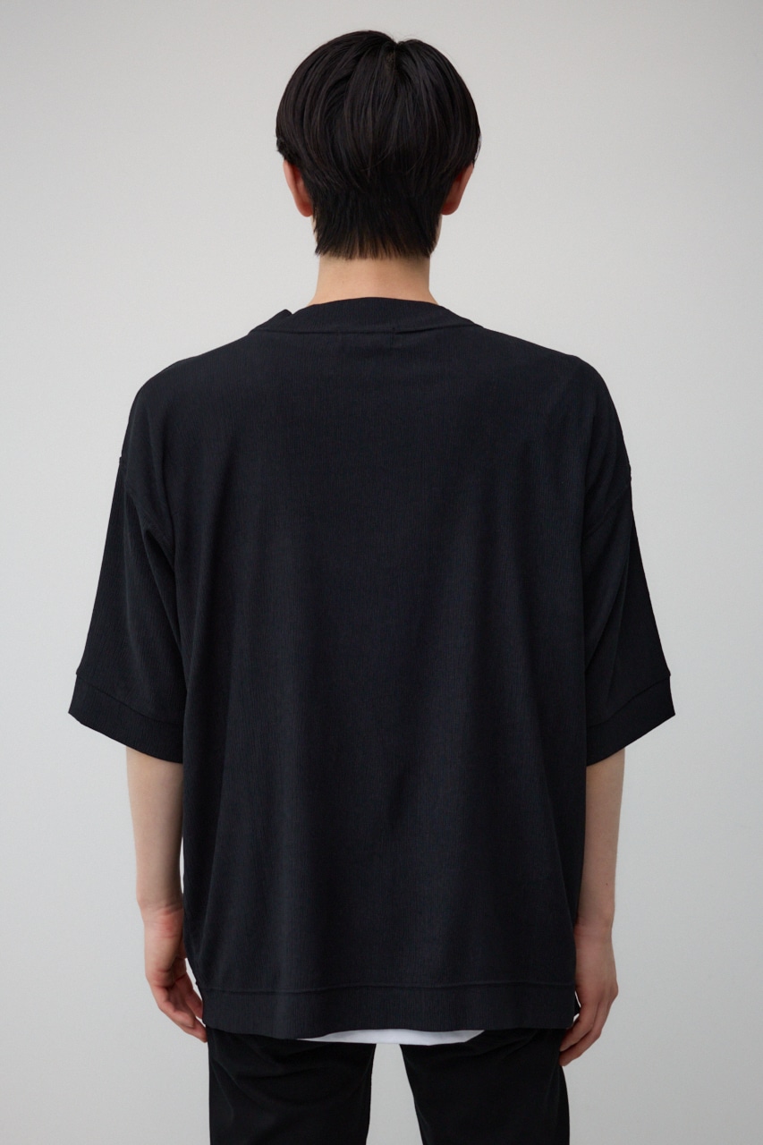 楊柳1ボタンカーディガン BLK L