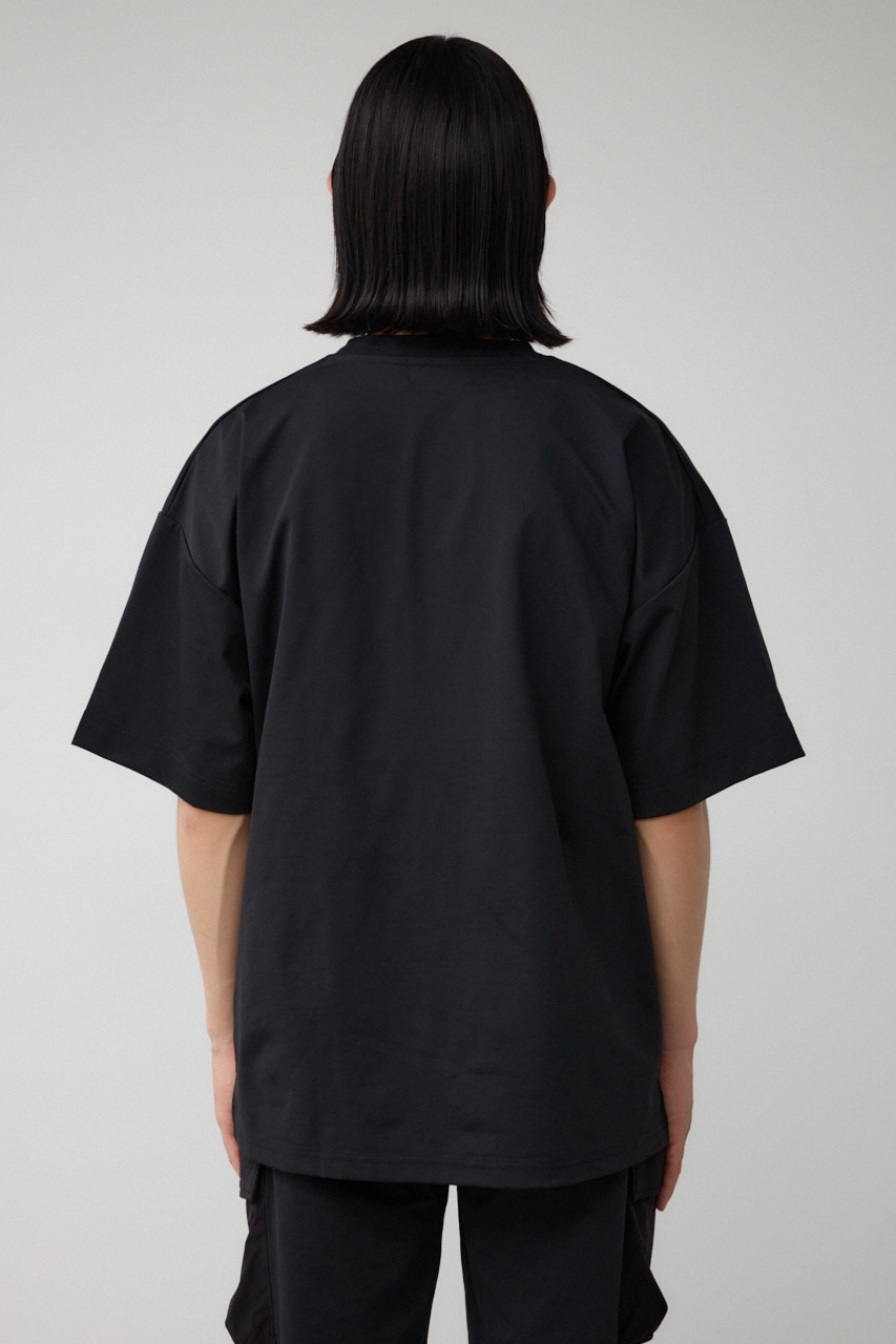 ストレッチスラブ天竺ビッグポケT BLK FREE