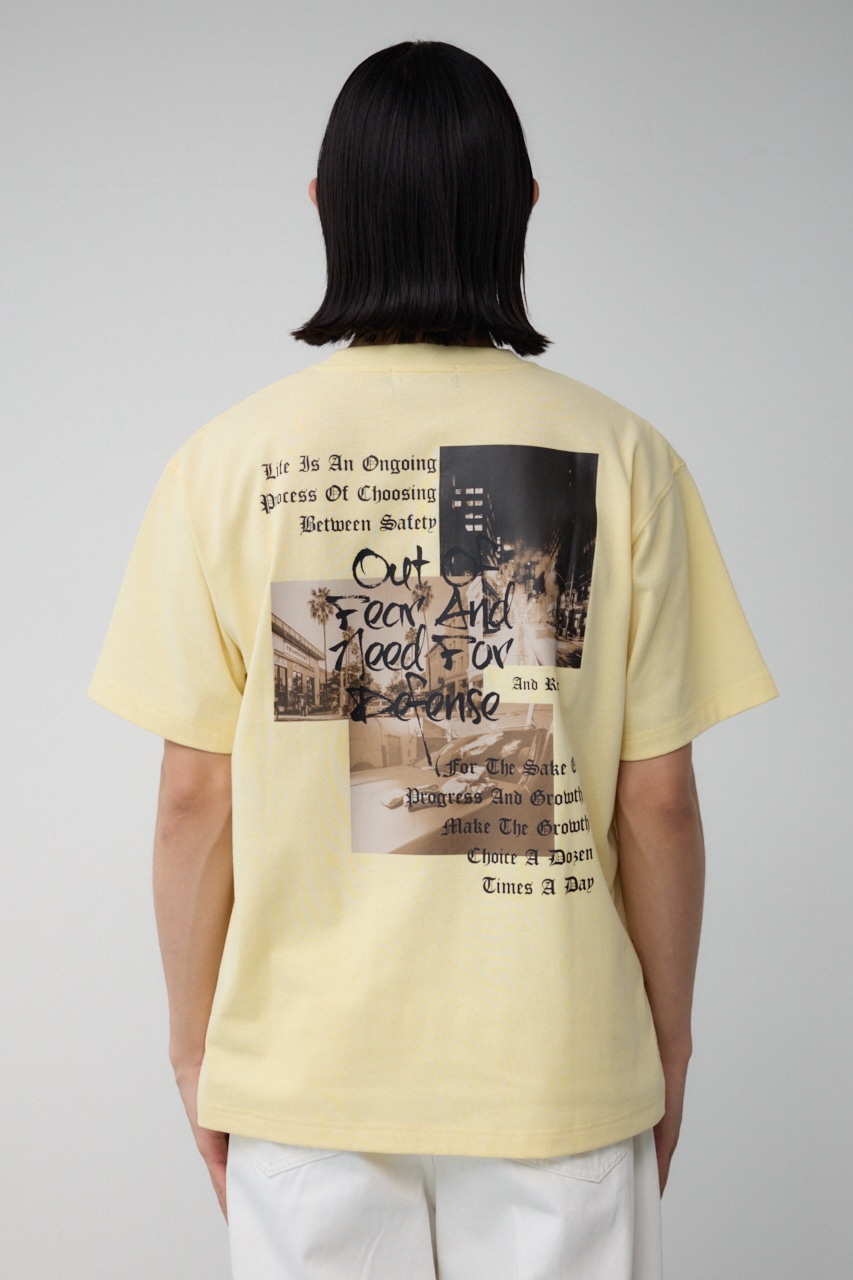 スリーフォトバックTEE L/YEL M