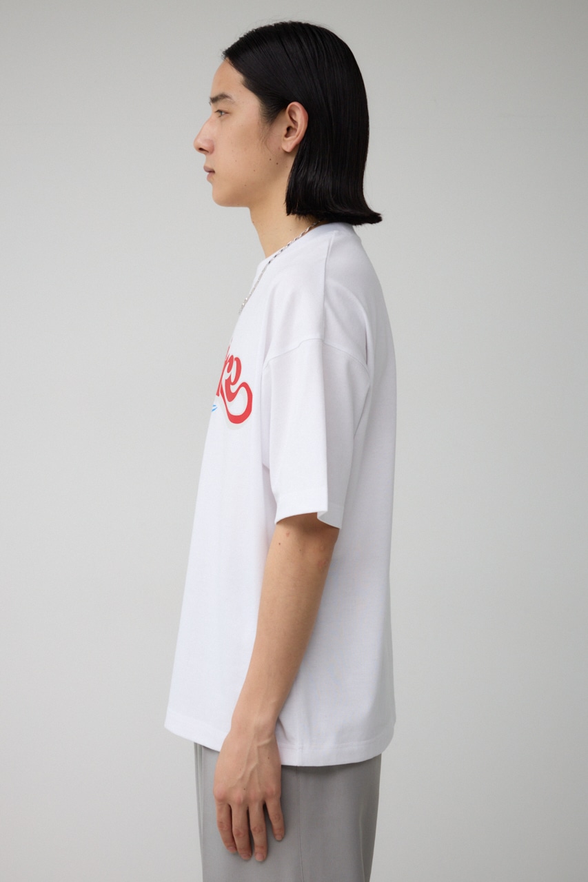 SatireグラフィックTEE WHT FREE