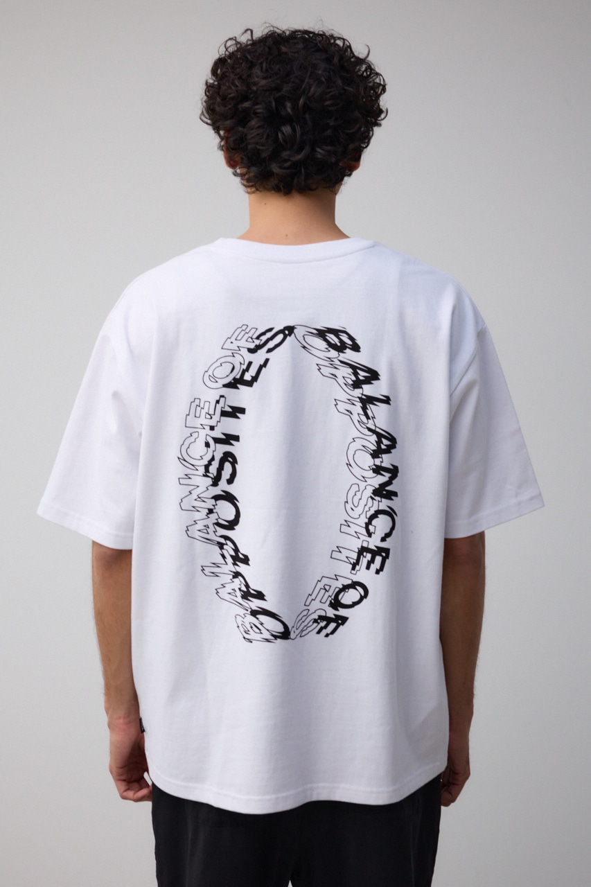 RVCA×AZUL サークルロゴTシャツ WHT FREE