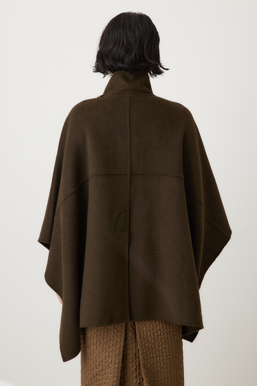 スタンドネックポンチョ KHA FREE