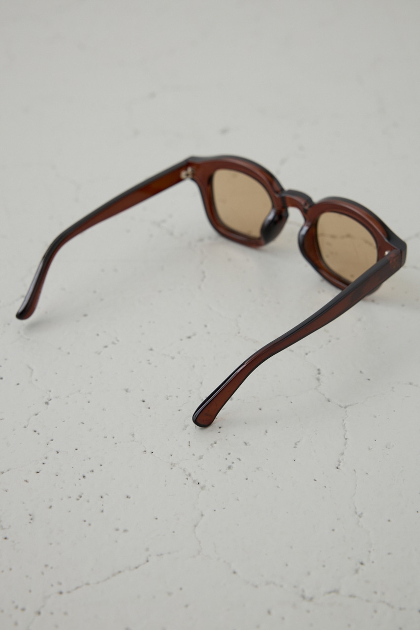 ラウンドサングラス BRN FREE