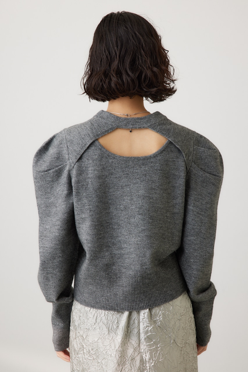 タックスリーブニット GRY FREE