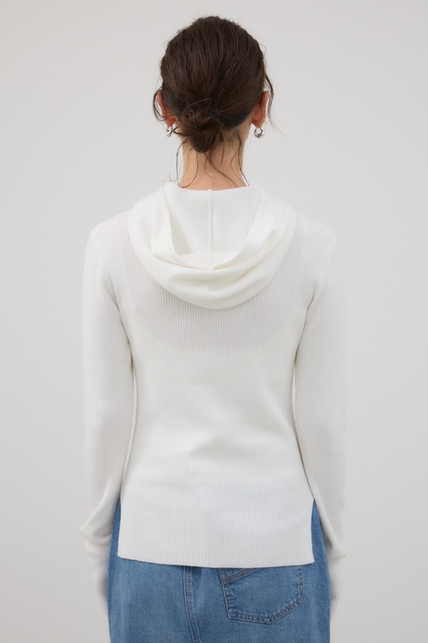 バラクラバニットプルオーバー O/WHT FREE