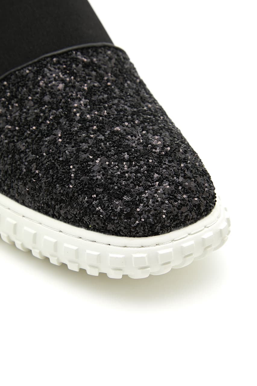 イージーフィットスリッポン 柄BLK 23.5cm