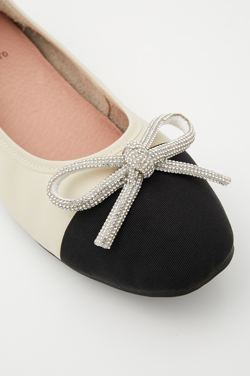 エリーゼバレエシューズ 柄WHT 24.0cm