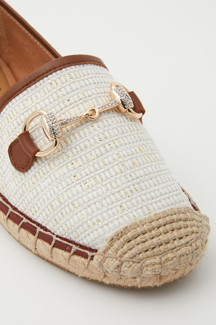 ハシバミビットエスパドリーユ 柄ECRU 22.5cm