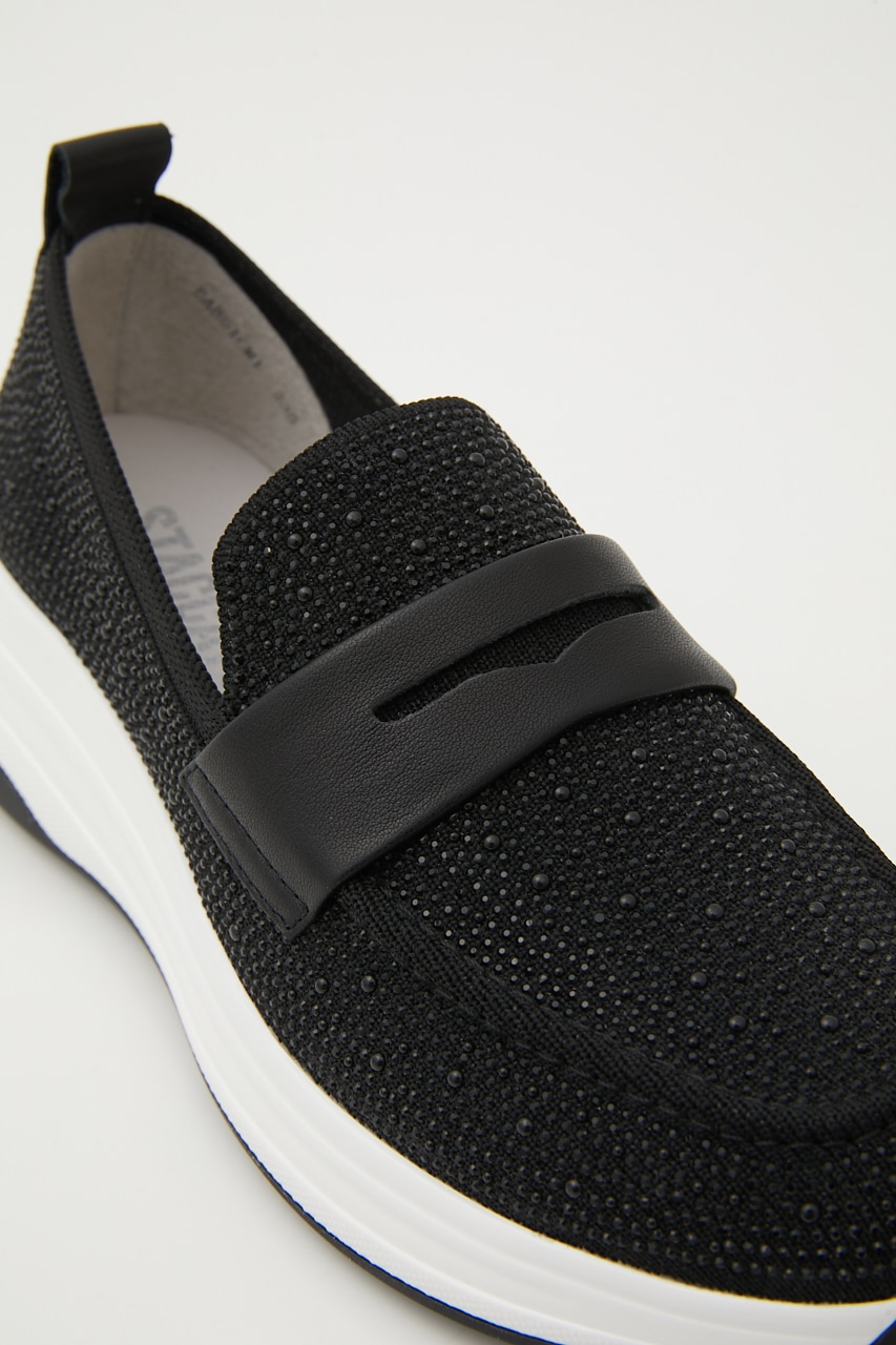 ノアローファーライクスリッポン BLK 22.0cm