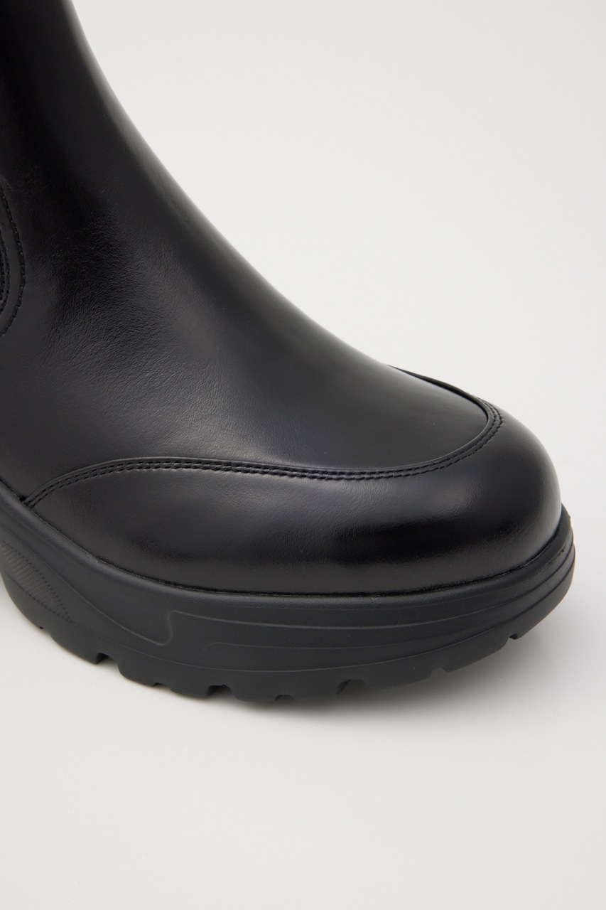 ググーサイドゴアインボアブーツ BLK 23.0cm