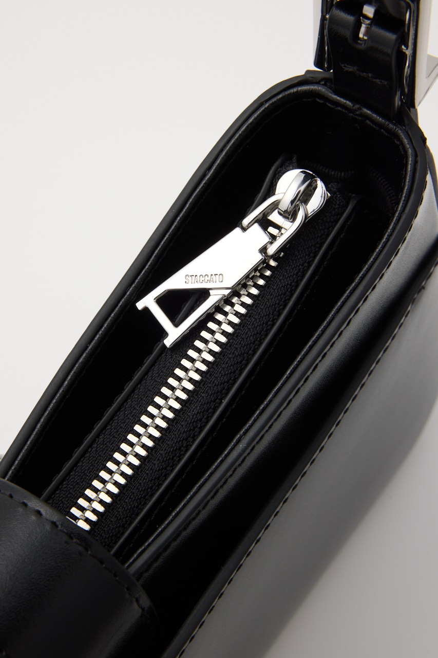 クリスタルハンドバッグ BLK FREE