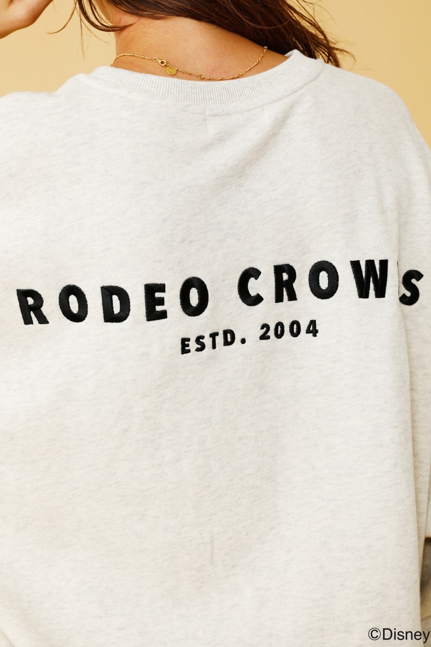 RODEO CROWNS WIDE BOWL | (MICKEY)フェイスロゴBIGスウェットトップス 