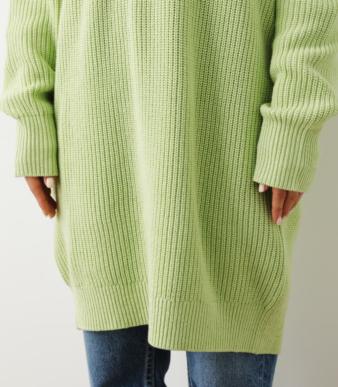 ビッグカラー畦編ニットワンピース F Nvy ワンピース ミニ ミディアム バロックジャパンリミテッド 公式通販サイト Shel Tter Web Store シェルターウェブストア