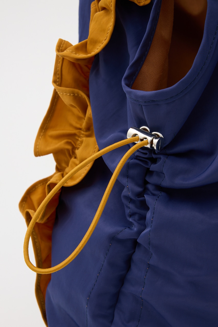 フリルギャザーバッグ NVY FREE