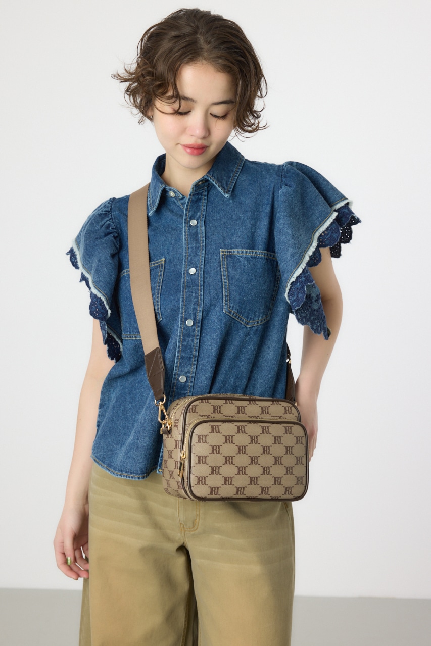 クラシックショルダーバッグ 柄BRN FREE