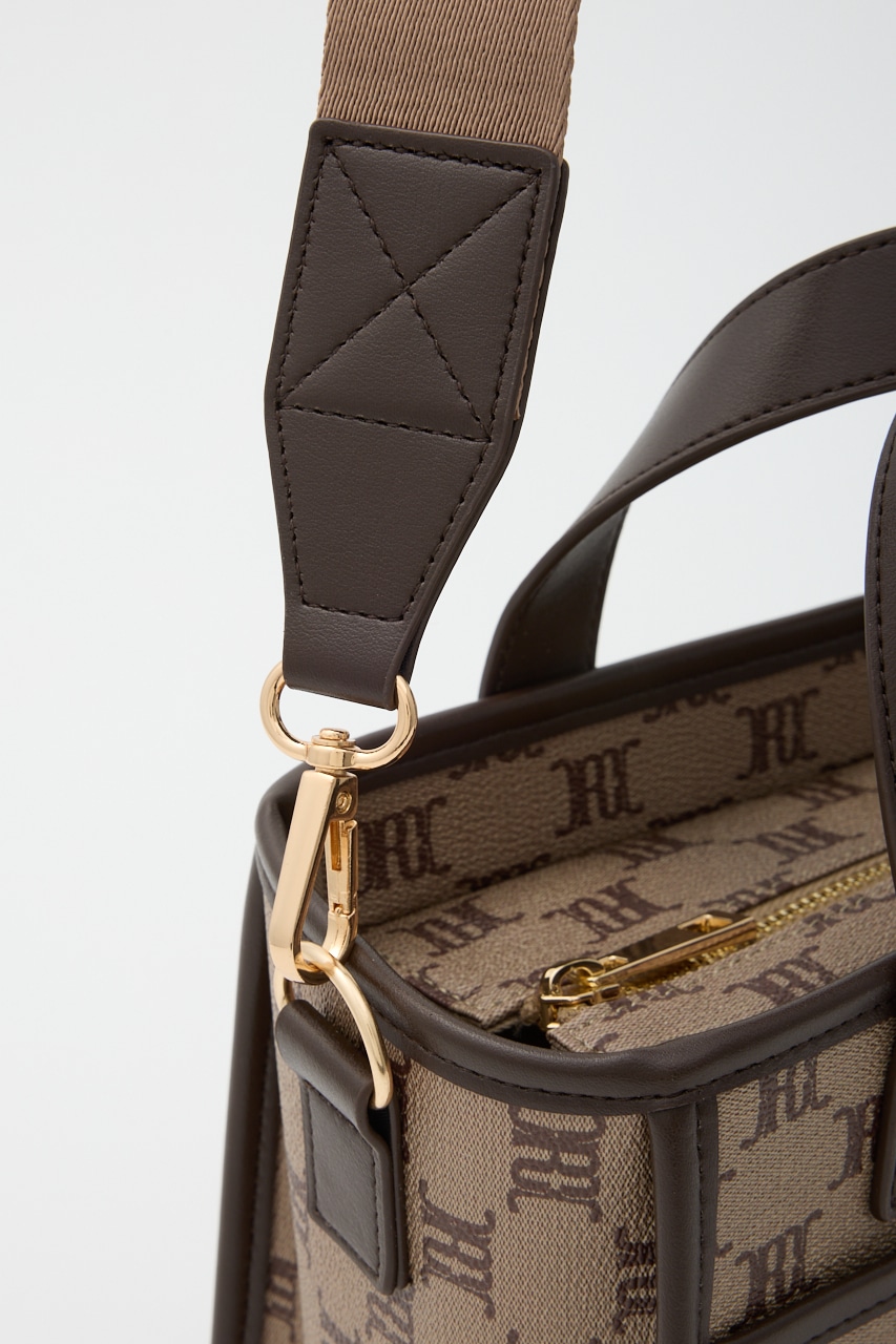 クラシック2WAYトート 柄BRN FREE