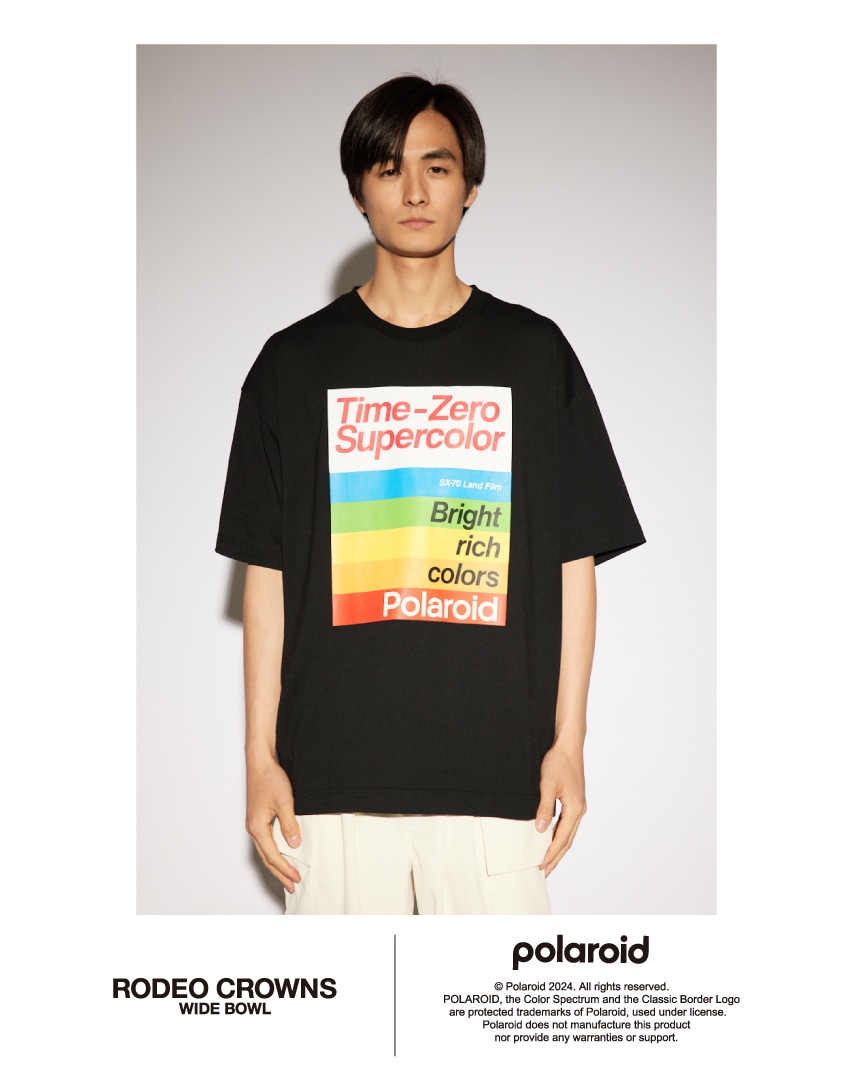 RODEO CROWNS WIDE BOWL | Polaroid ボックスロゴTシャツ (T