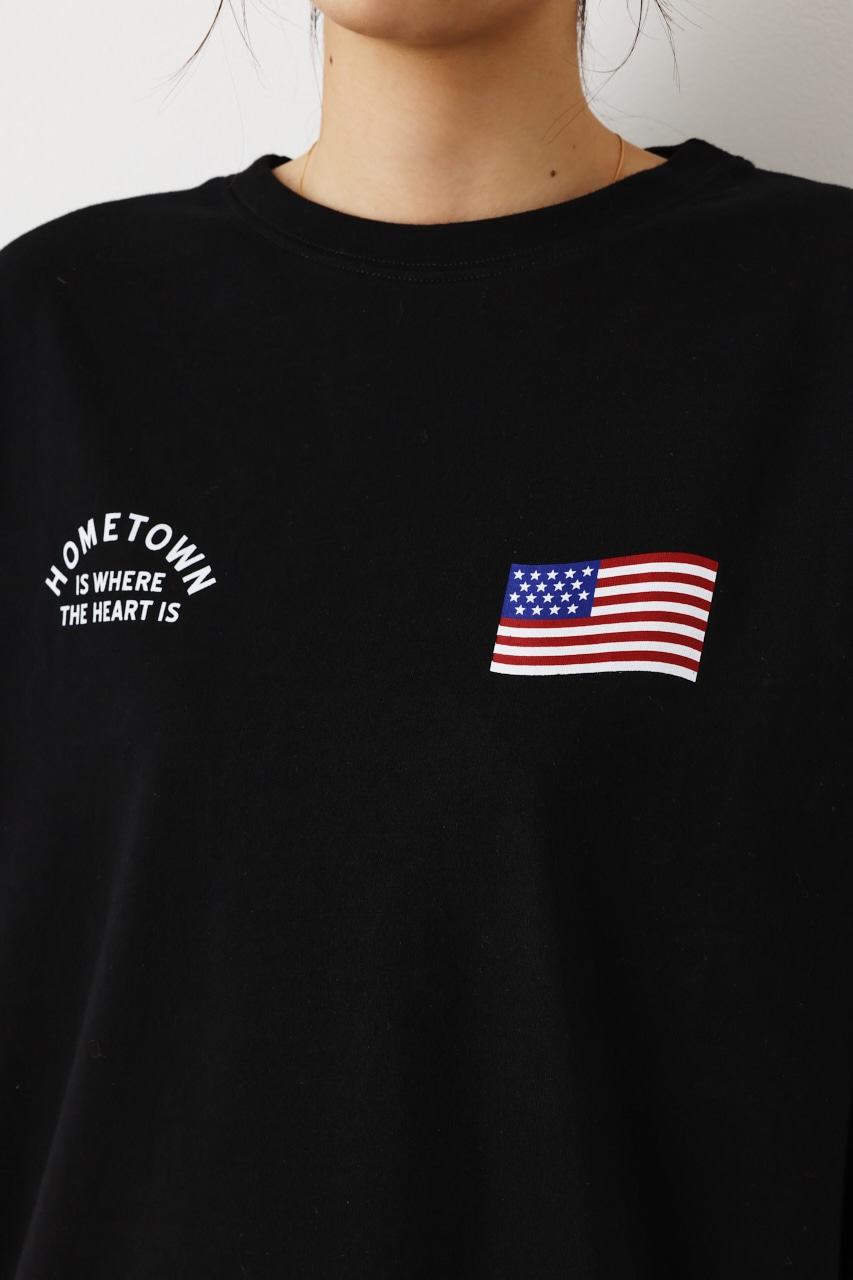 【一部店舗・WEB限定】Vintage World ロングTシャツ BLK FREE