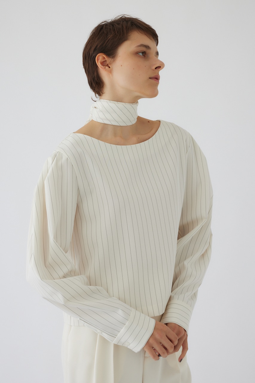 【LIMITED SALE】Shoulder volume scarf set IVOY FREE