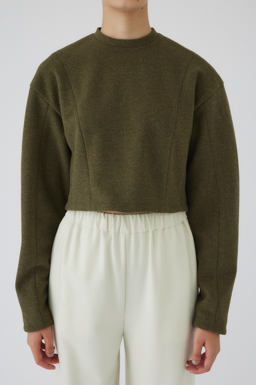 【LIMITED SALE】Warming jersey cropped PO KHA FREE