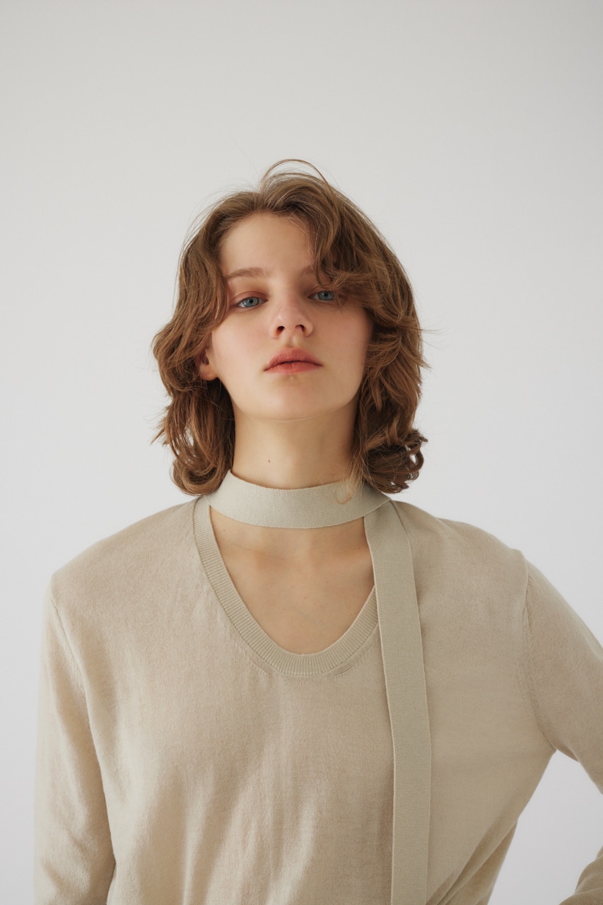 【LIMITED SALE】Classic tie knit L/BEG FREE