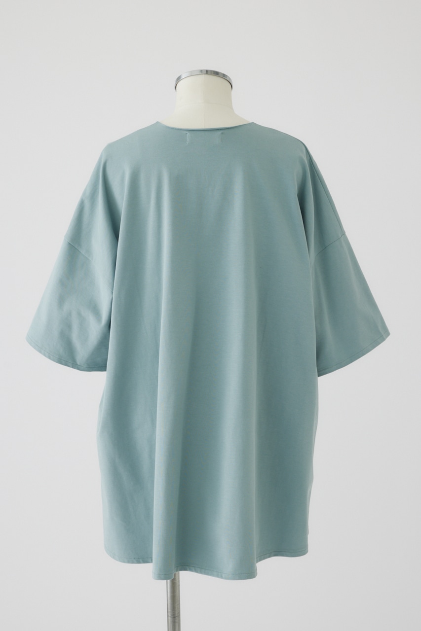 Oversized round T/SH L/GRN FREE