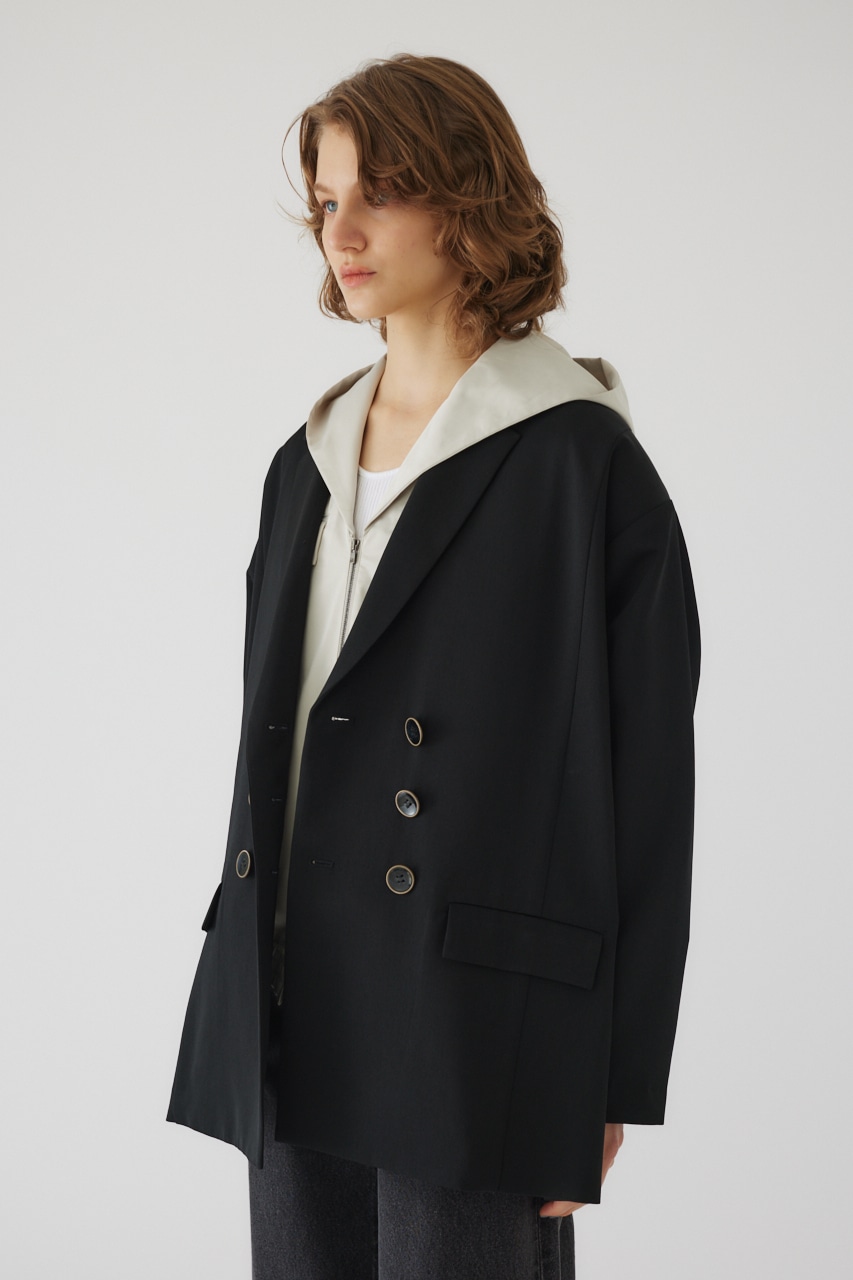 Big w-breasted JK BLK FREE