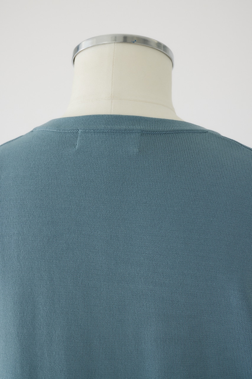 【LIMITED SALE】Fringe flare dress BLU 38