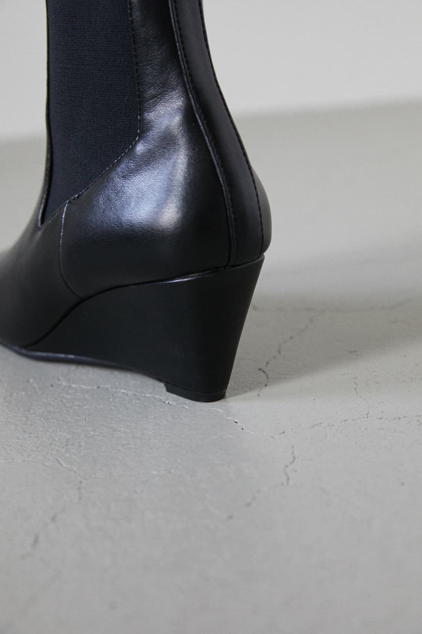 STUART WEITZMAN ウェッジソール ニーハイブーツ ブラック（STYLEMIXER 