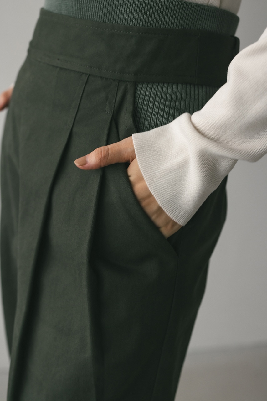 サイドホールレイヤードパンツ KHA M