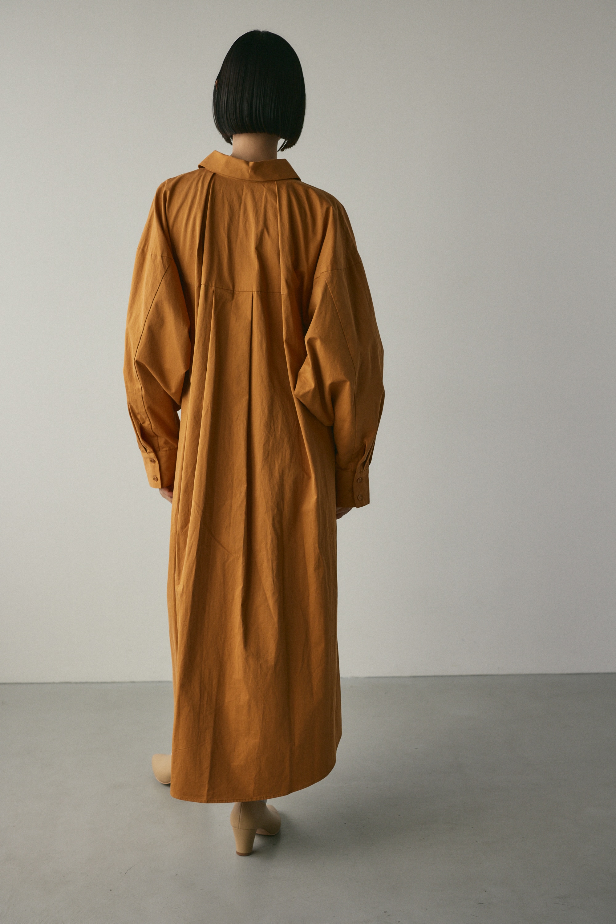 スイッチングシャツワンピース ORG M