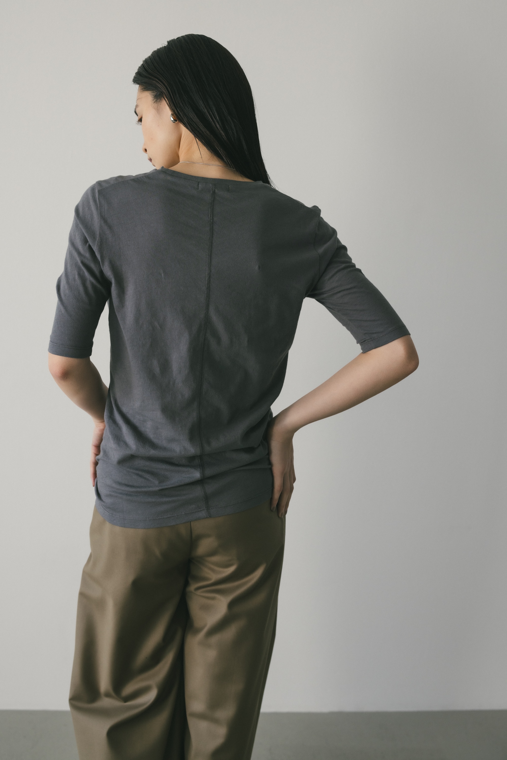 シアーバックシームT C.GRY FREE