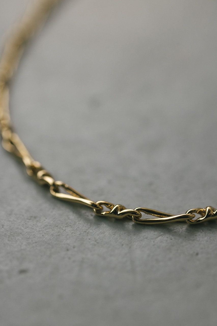 ボーンチェーンネックレス GLD FREE