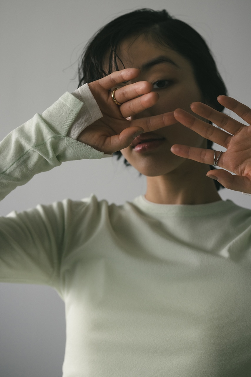 ハイゲージニットトップ MINT FREE