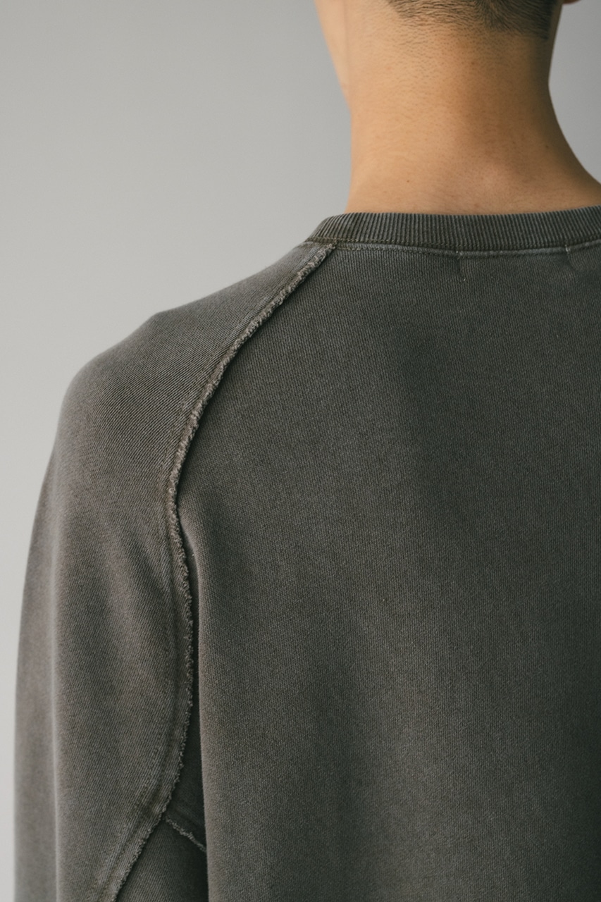 ピグメントクルーネックスウェット KHA M