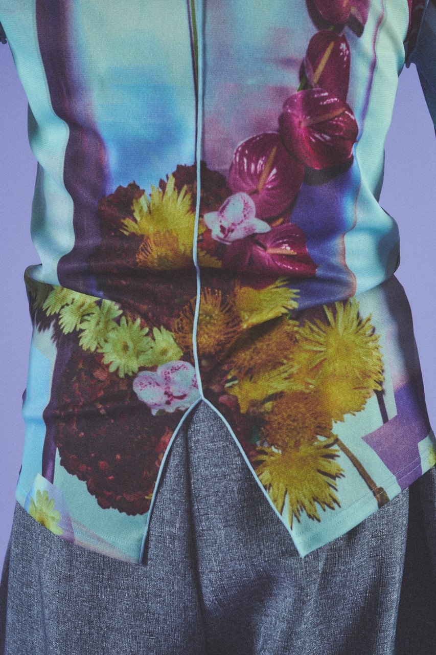 duft for HeRIN.CYE FLOWER BLOOM ロンTee Multi_1 FREE