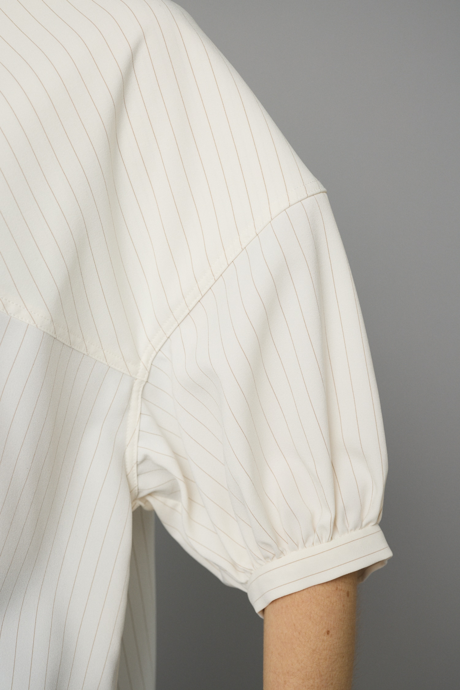 Stripe half sleeve shirt 柄WHT FREE