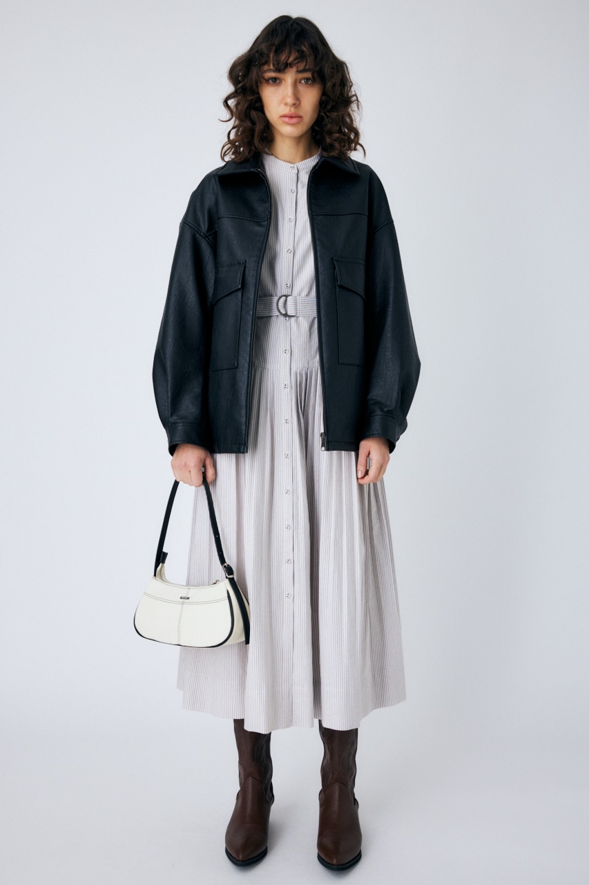 MOUSSY | FAUX LEATHER BIG ジャケット (ジャケット ) |SHEL'TTER WEBSTORE