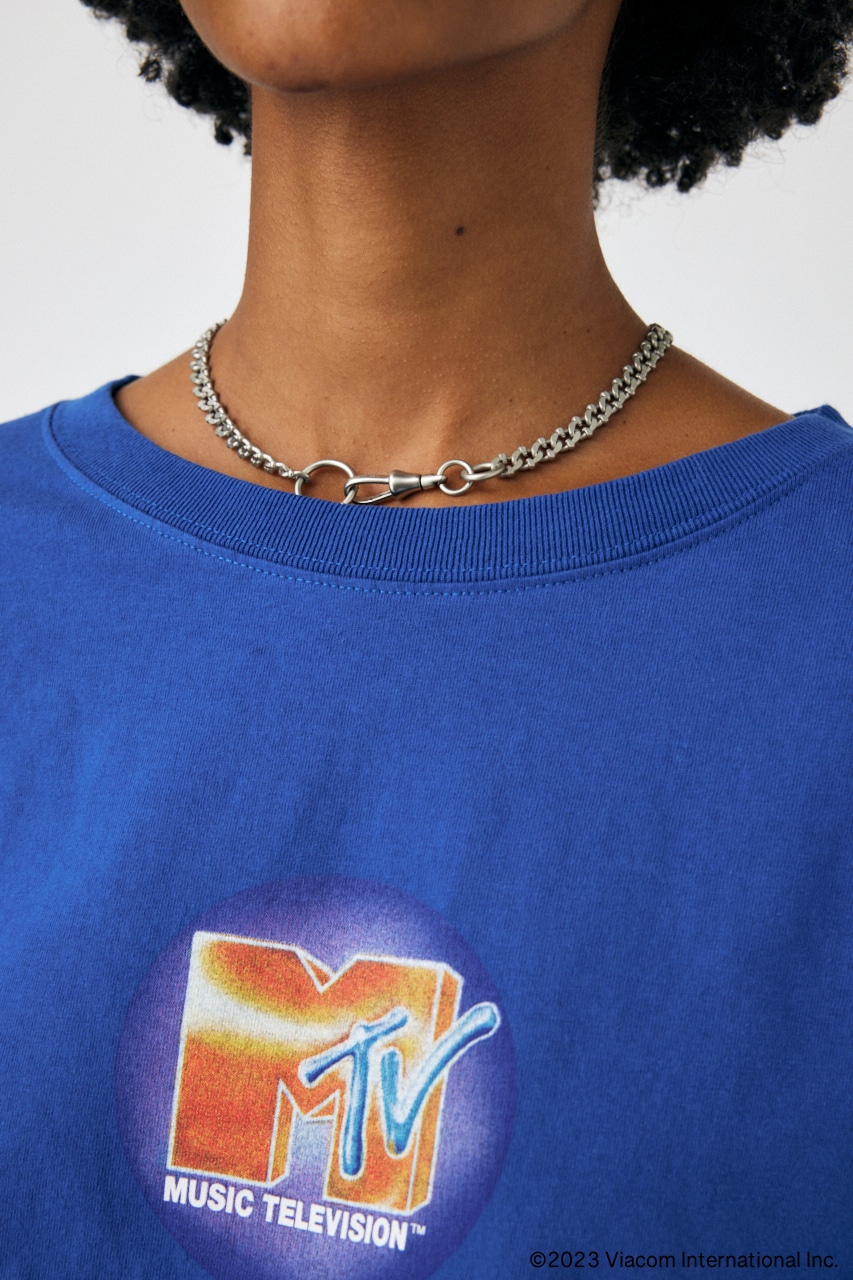 MTV LONG SLEEVE Tシャツ BLU FREE