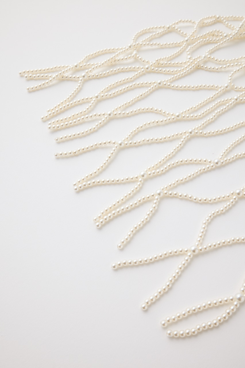 F/PEARL ビスチェ O/WHT FREE